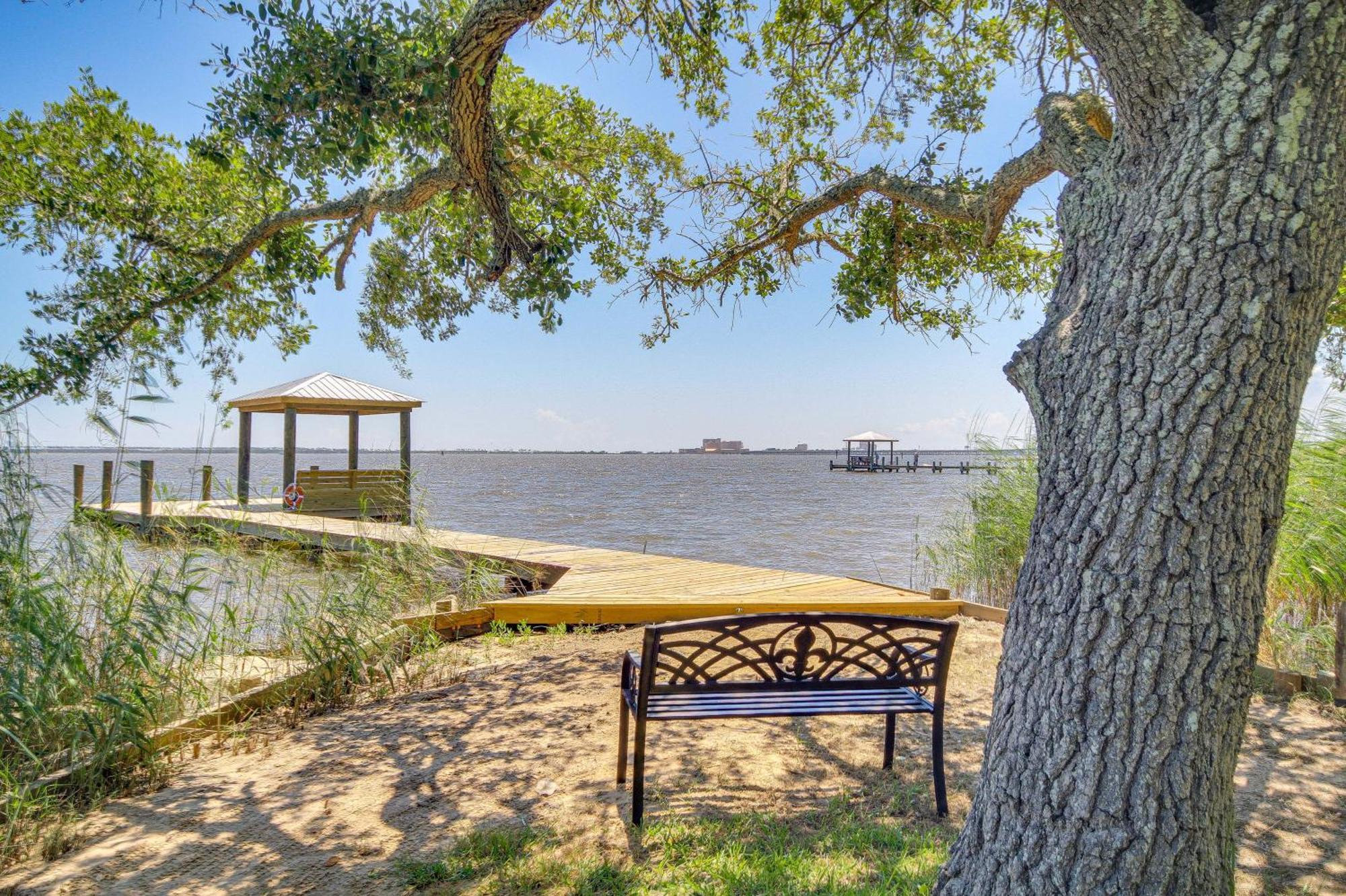 Historic Biloxi Bay Cottage With Beautiful View Ocean Springs Dış mekan fotoğraf